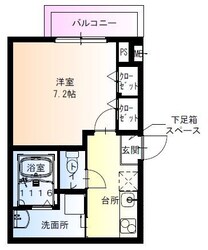 フジパレスあびこWESTの物件間取画像